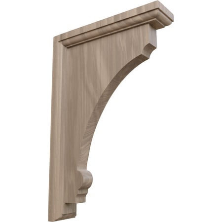 Ekena Millwork 2 1/2"W x 8"D x 12"H Extra Large Thompson Wood Bracket, Walnut BKTW02X08X12TMWA